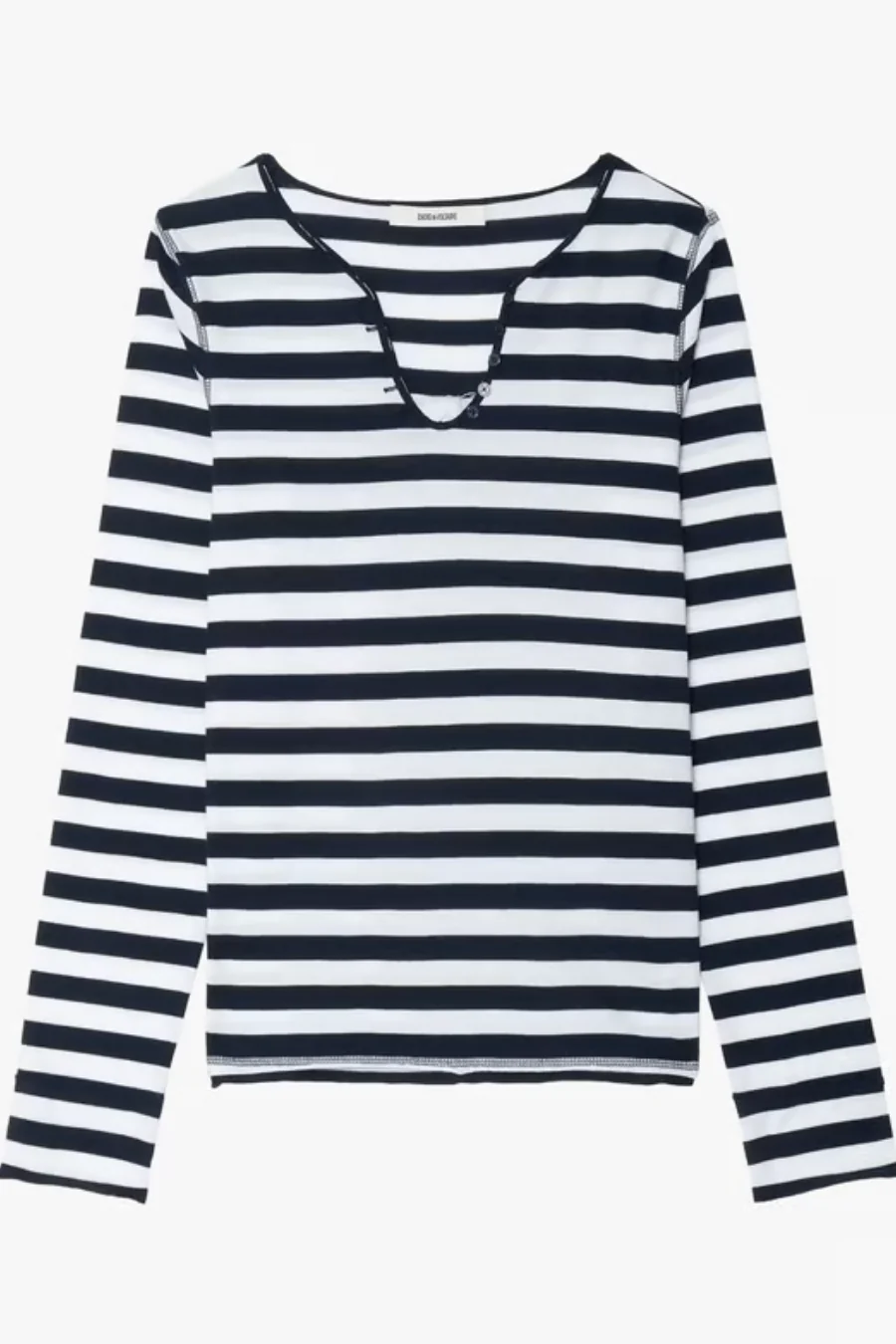 Henley Top Voltaire Stripe Encre - Image 5