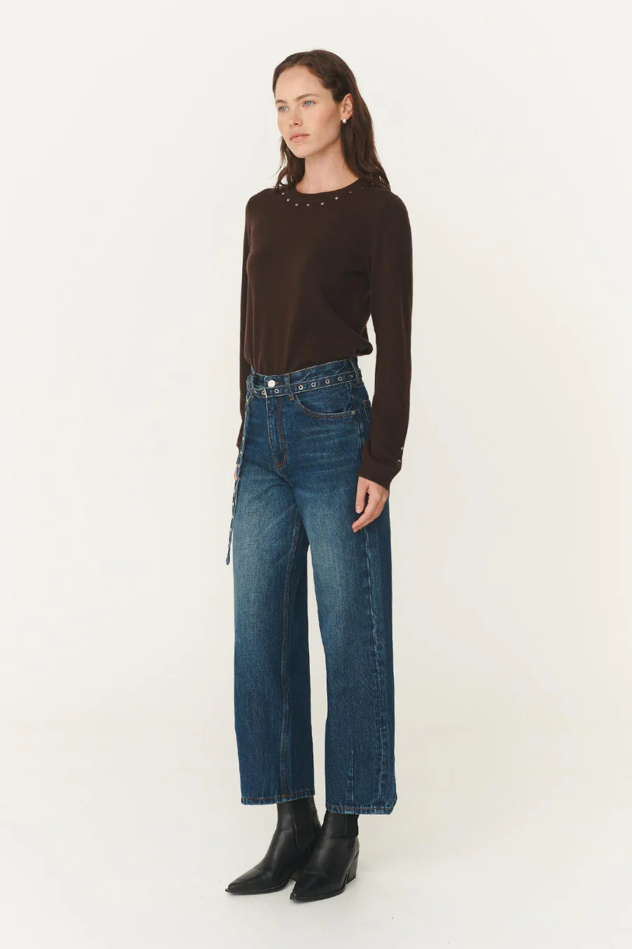 Heritage Barrel Leg Jeans Classic Indigo - Image 3
