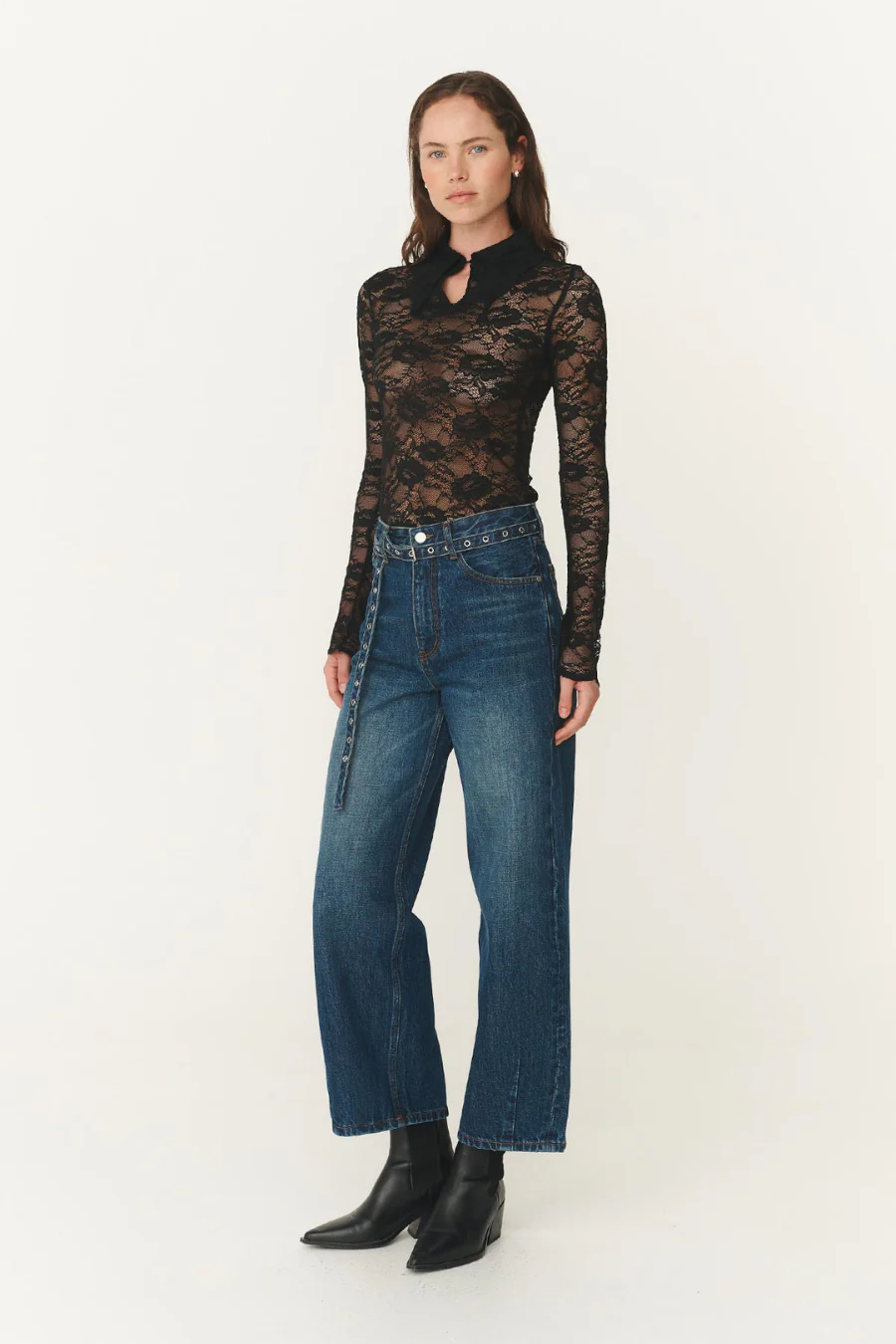 Heritage Barrel Leg Jeans Classic Indigo - Image 4