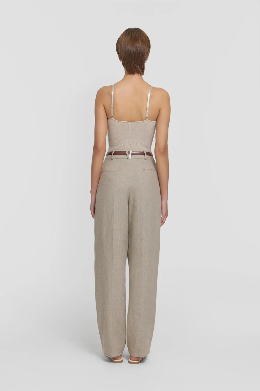 Hilton Trouser Flax - Image 2