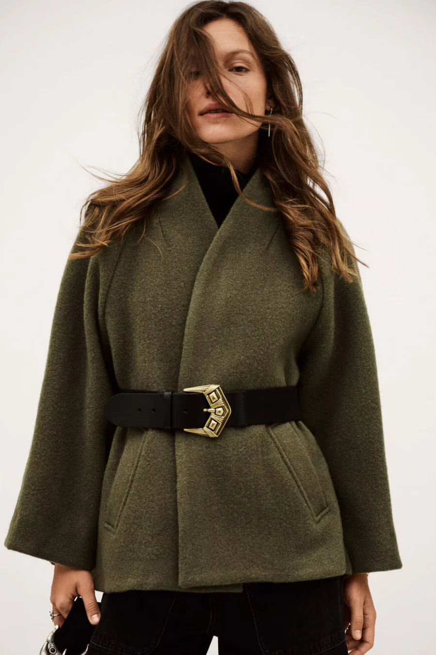 Hini Coat Khaki - Image 2