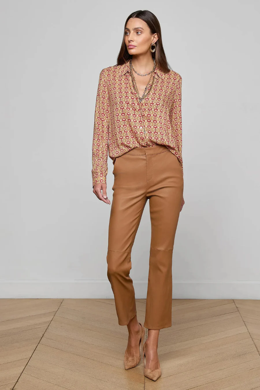 Holly Blouse All Over Horse Bit