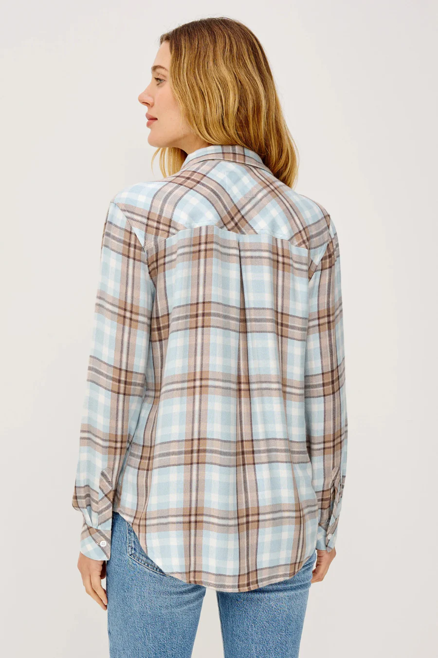 Hunter Shirt Chambray Ivory Dune - Image 2