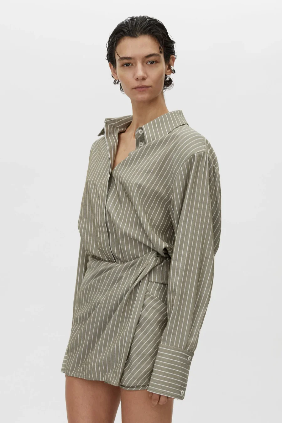 Illias Skirt Ash Stripe - Image 3