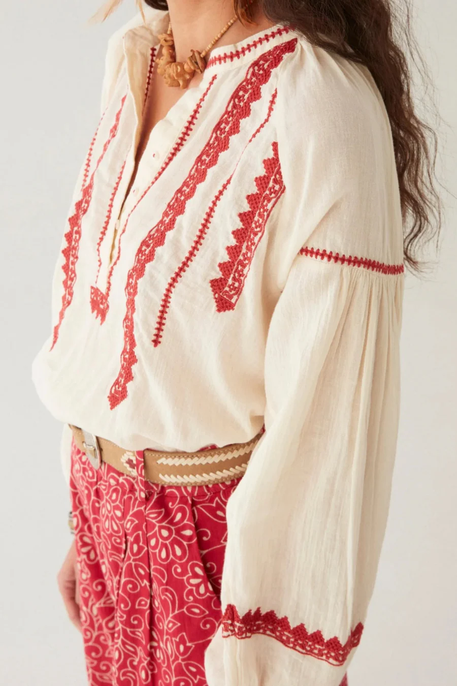 Irina Blouse Bell Pepper - Image 3