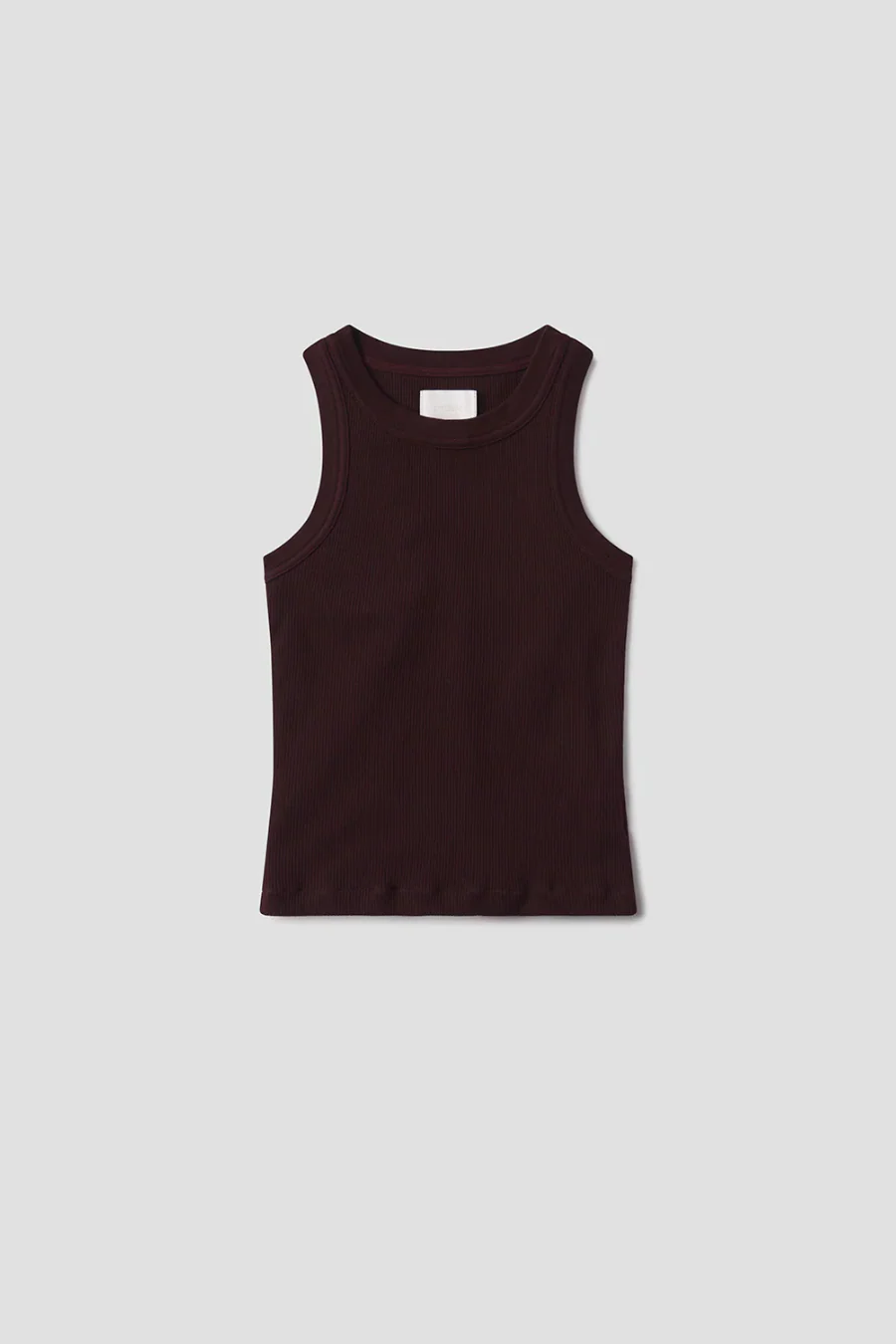 Isabel Rib Tank Mahogany - Image 3