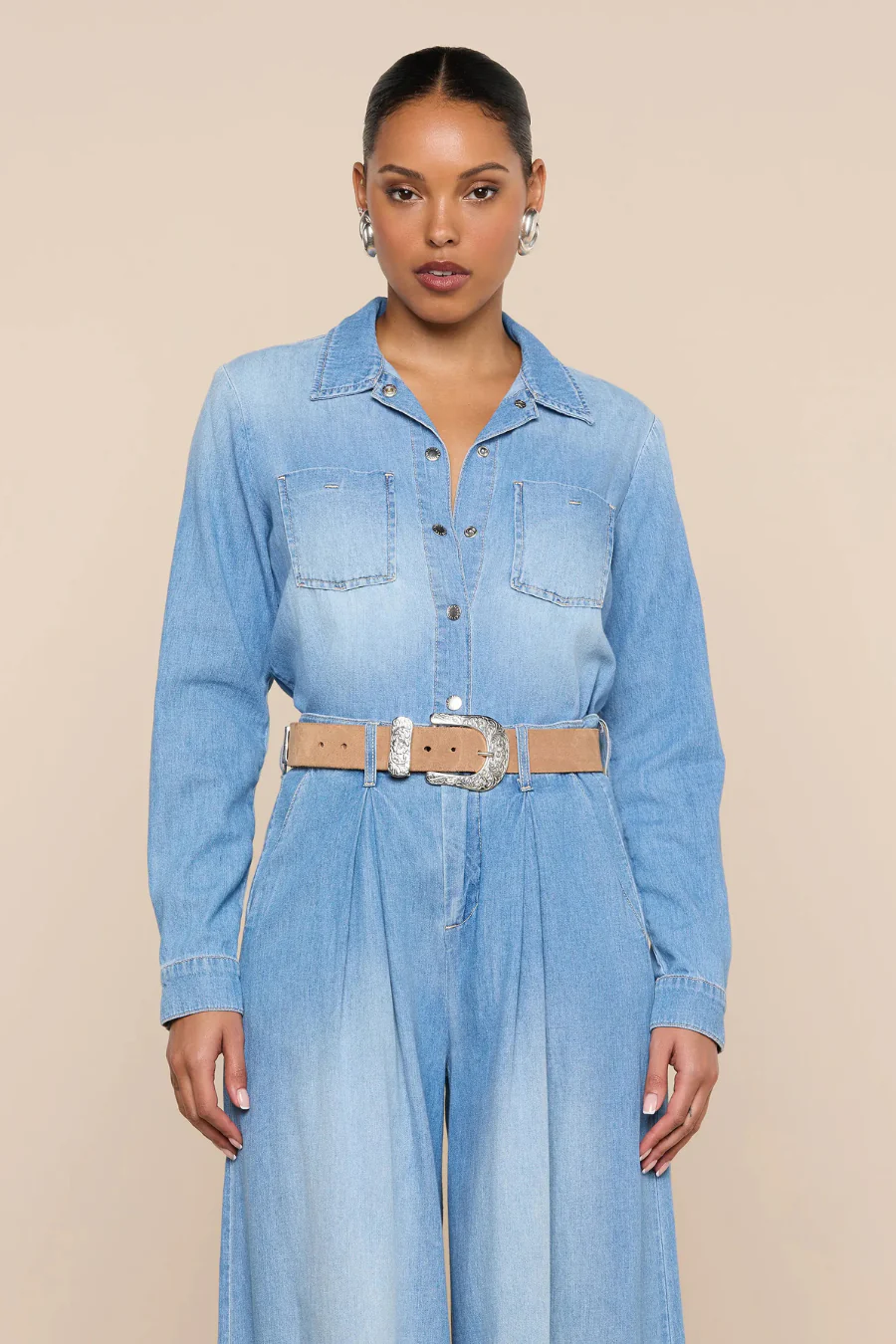 Isla Denim Shirt Havana