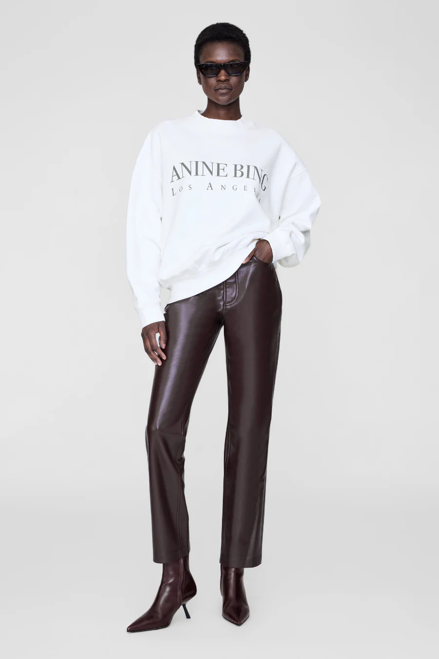 Jaci Sweatshirt Los Angeles Ivory