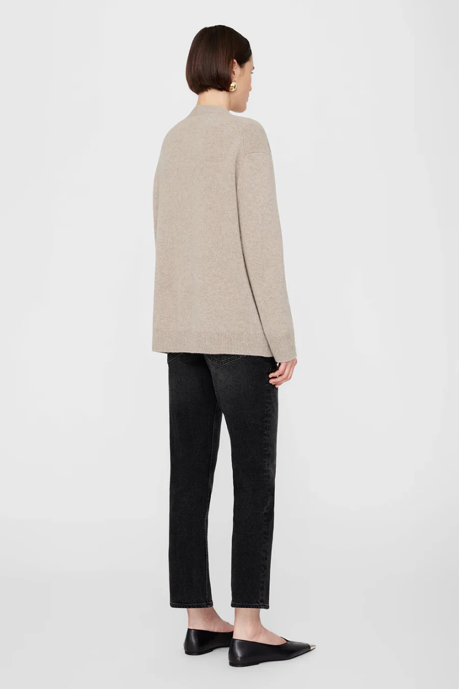 Jackson Cashmere Cardigan Brown - Image 2