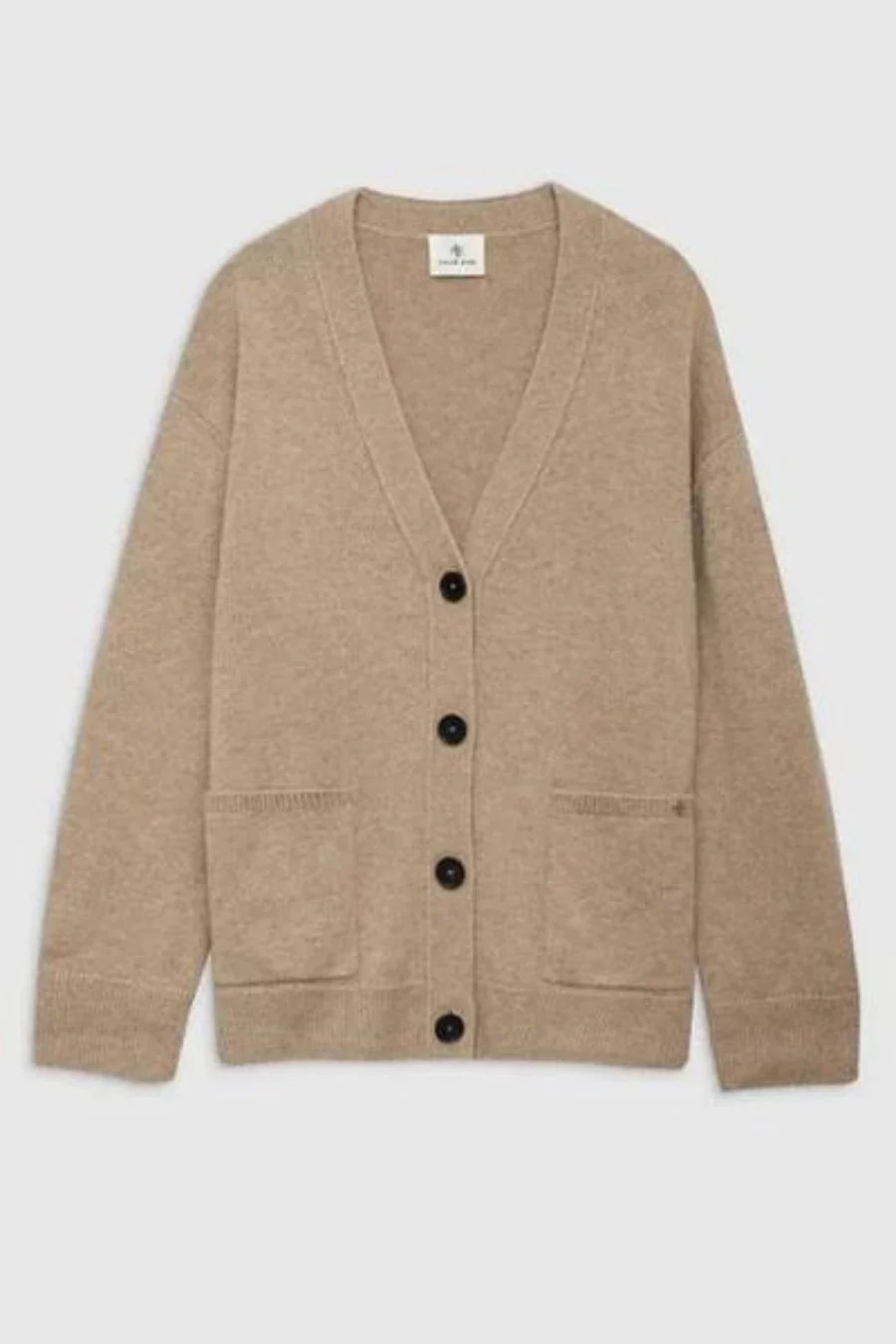 Jackson Cashmere Cardigan Brown - Image 3