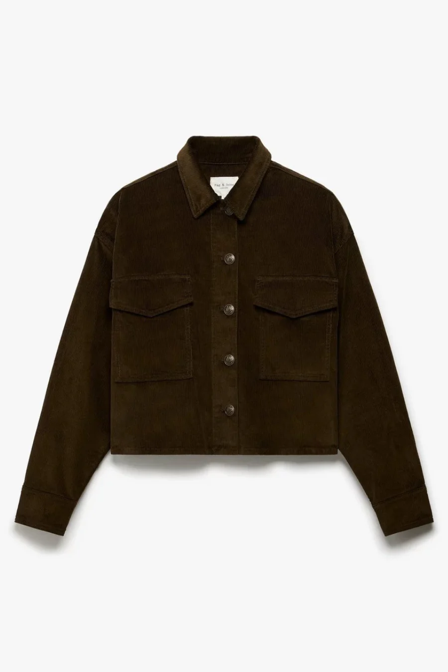 Jaiden Stretch Corduroy Shirt Jacket Balsam - Image 5