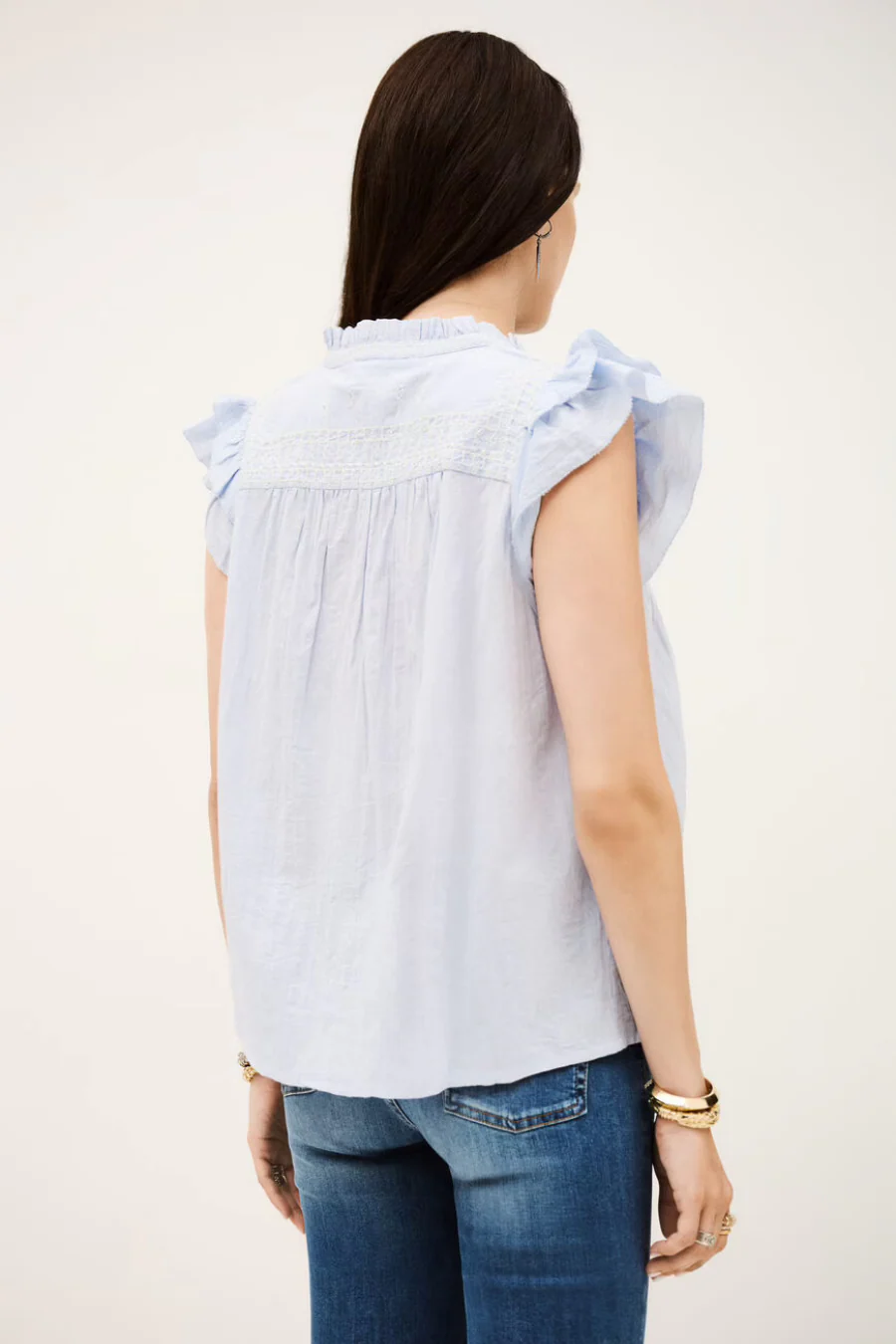 Janny Sleeveless Top Blue - Image 2