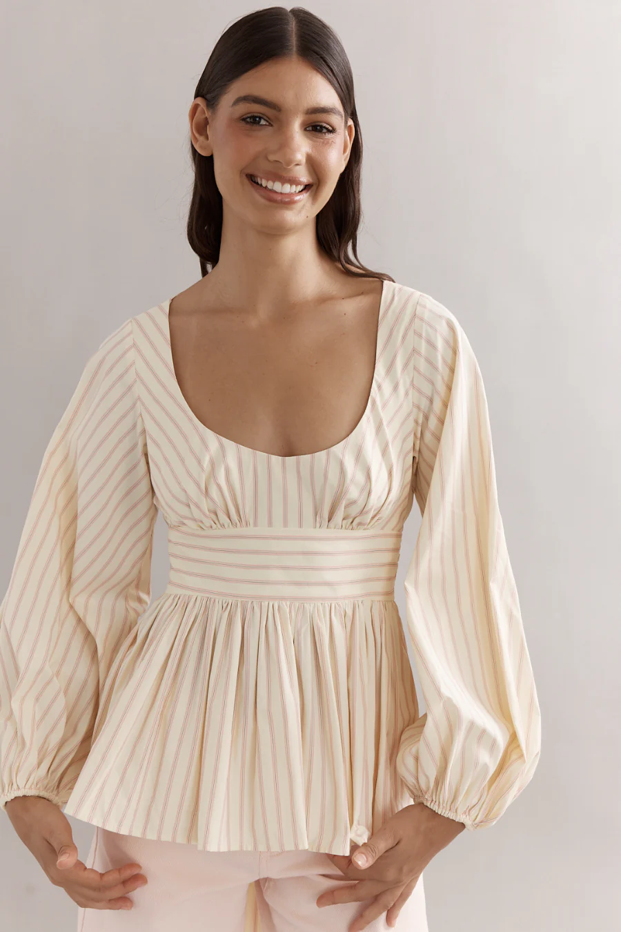Jasmine Bodice Strawberries And Cream - Image 6