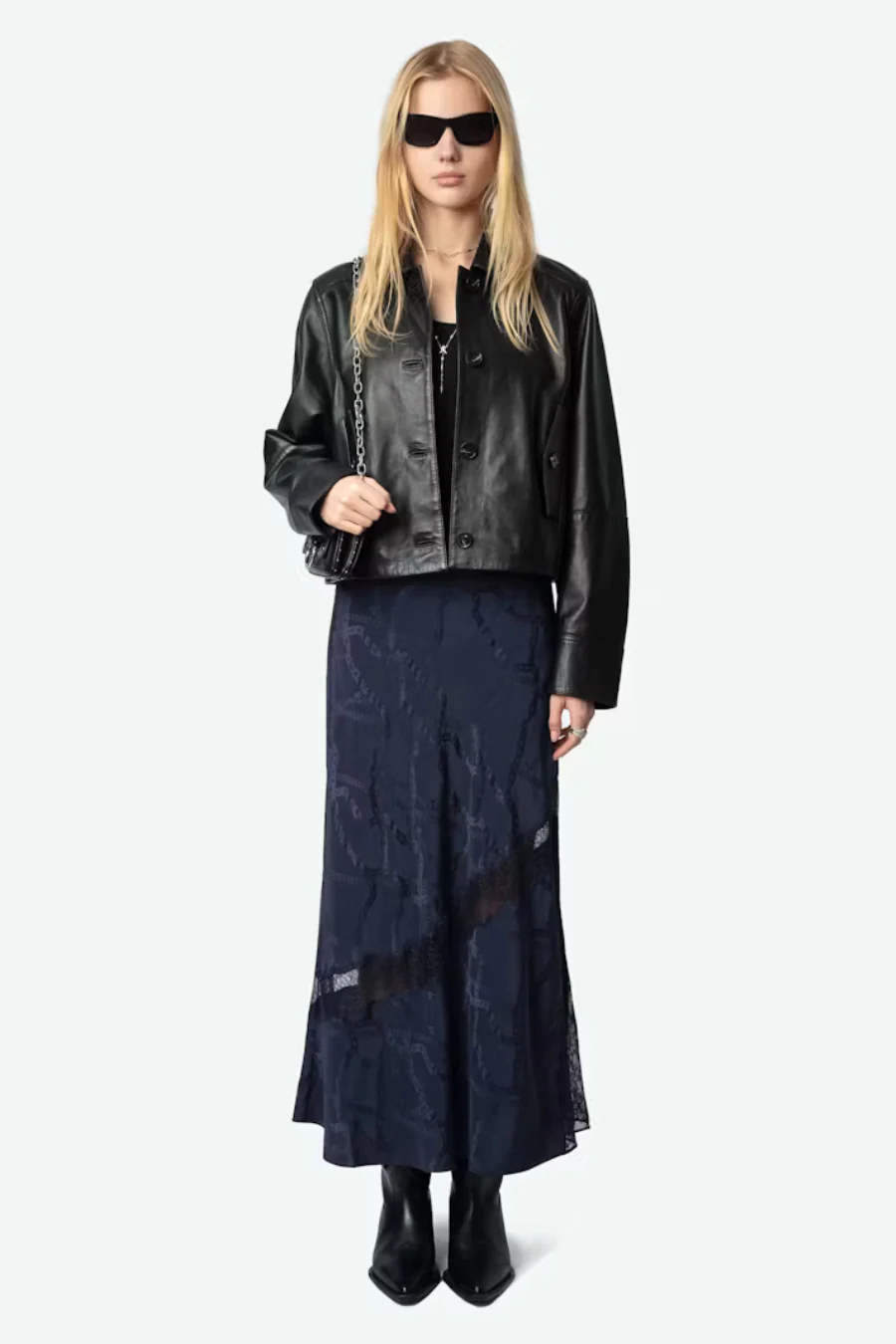 Jaylal Jac Chains Skirt Encre - Image 4