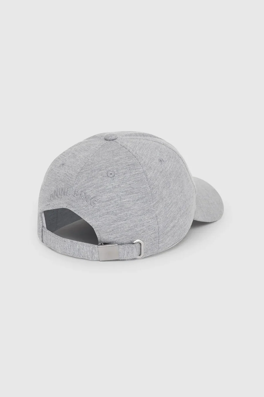 Jeremy Baseball Cap Framed Monogram Heather Grey - Image 3