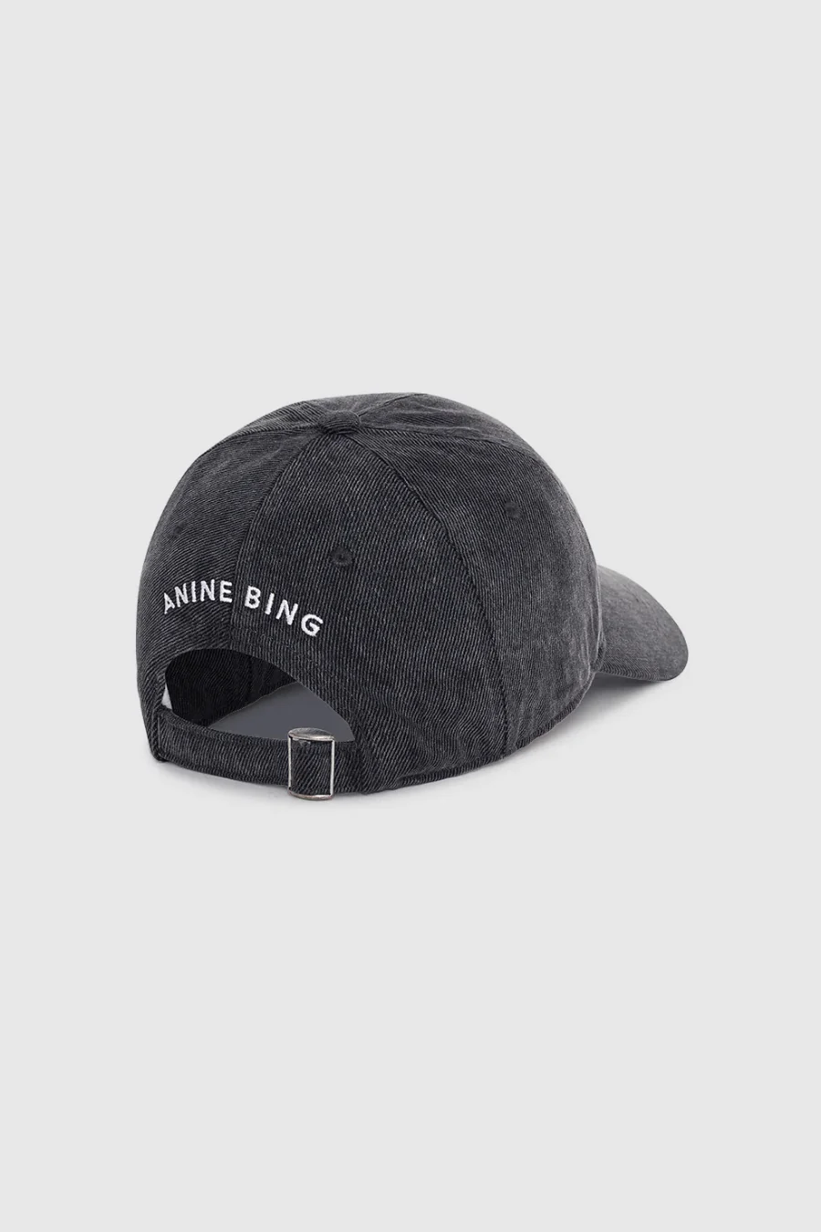 Jeremy Baseball Cap Washed Smoke Grey - Image 3