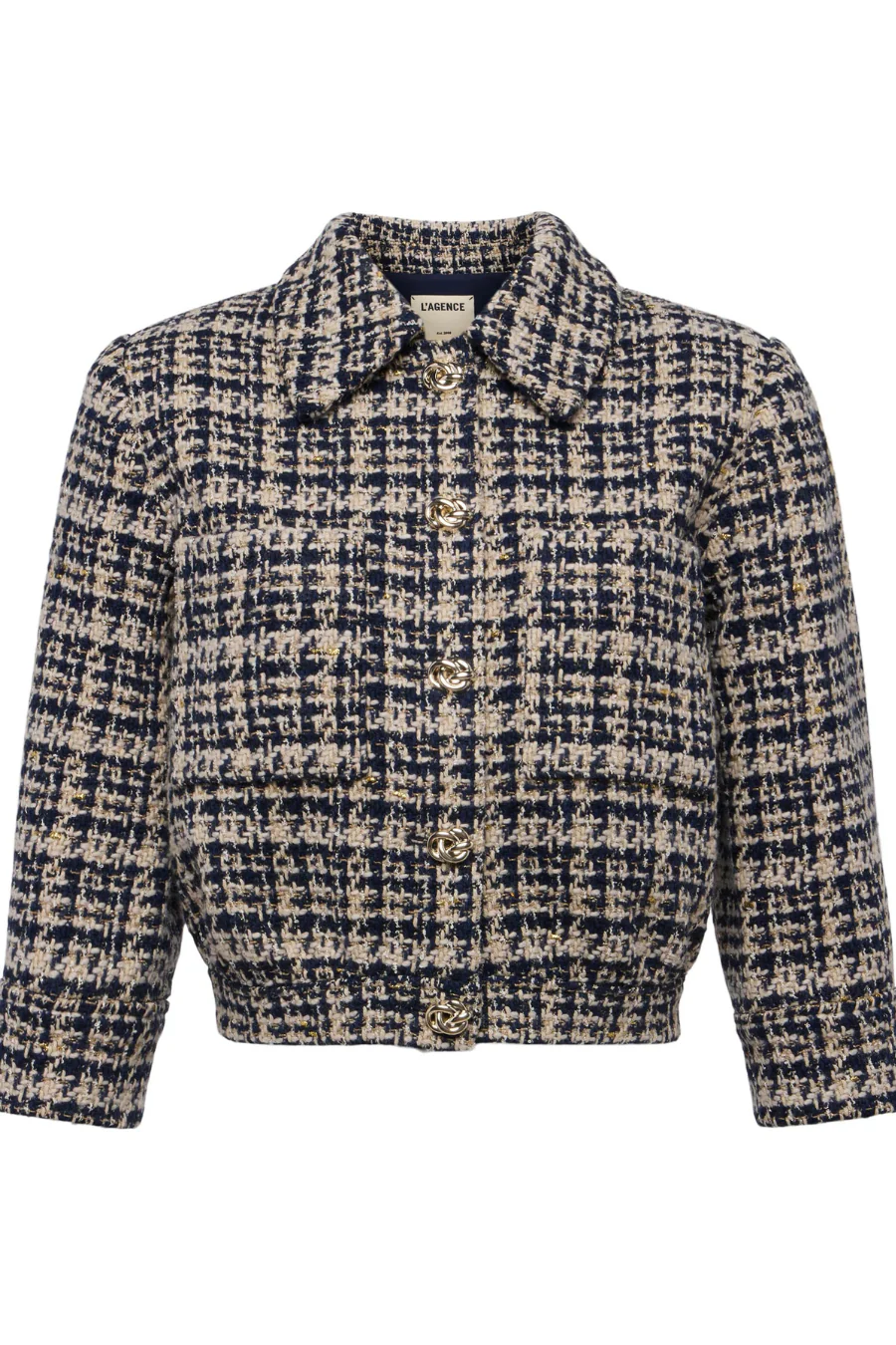 Jia Tweed Jacket Midnight Multi Tweed - Image 4