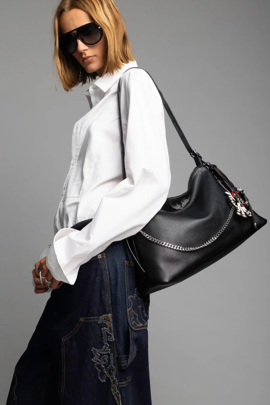 Jim Grained Leather Black - Image 3