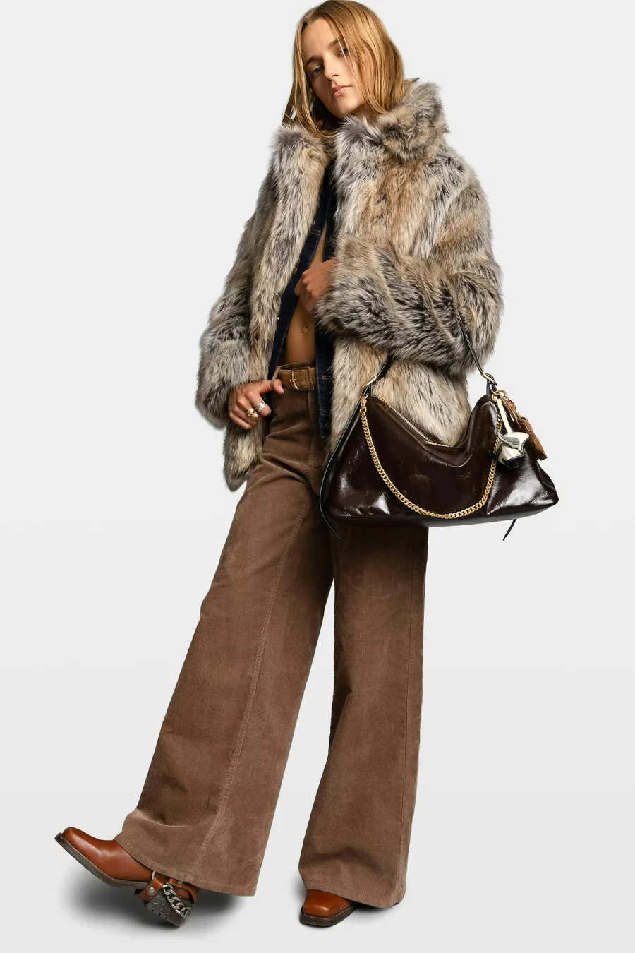 Jim Vintage Patent Bag Brownie - Image 3