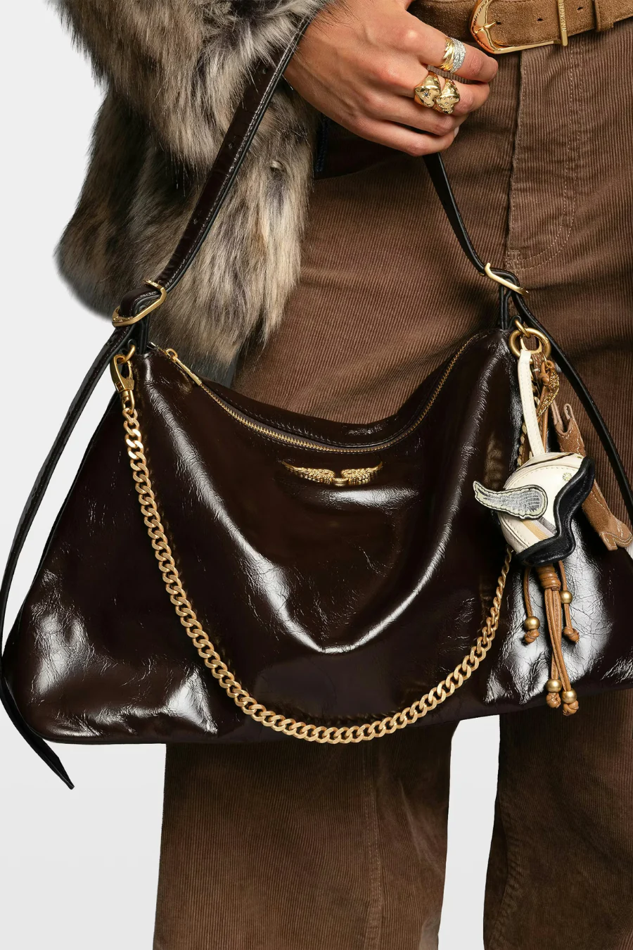 Jim Vintage Patent Bag Brownie - Image 4