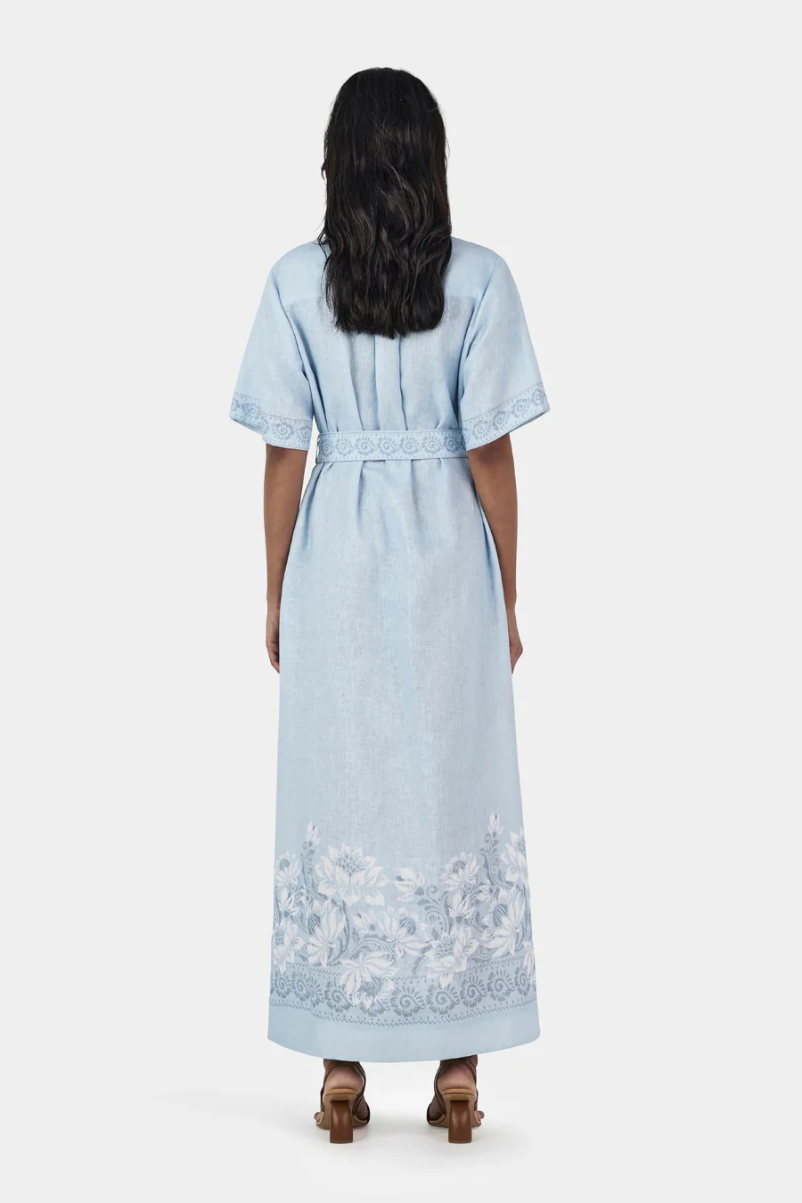 Joe Linen Midi Dress Bells Beach - Image 2
