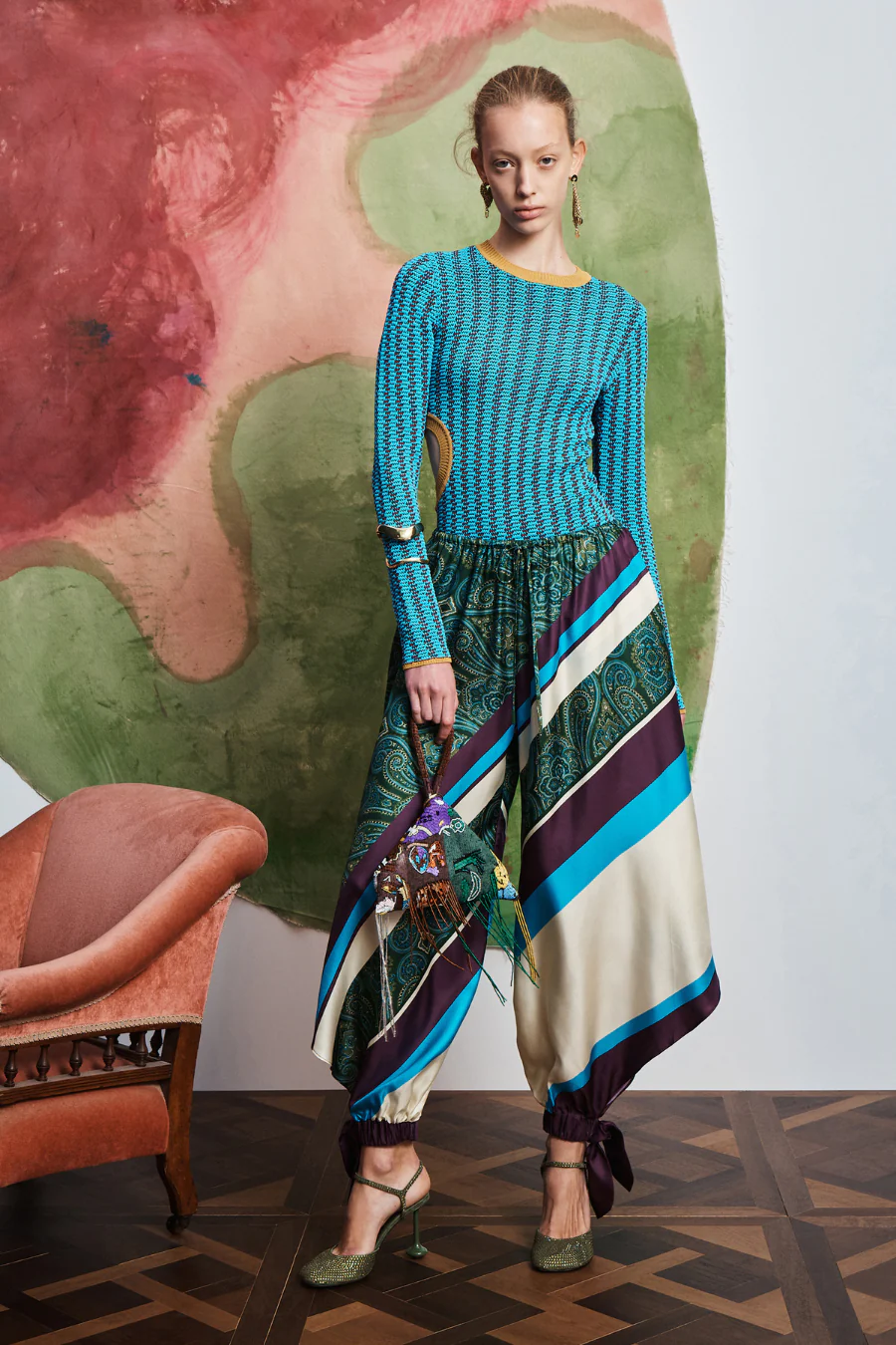 Joni Silk Pant Multi