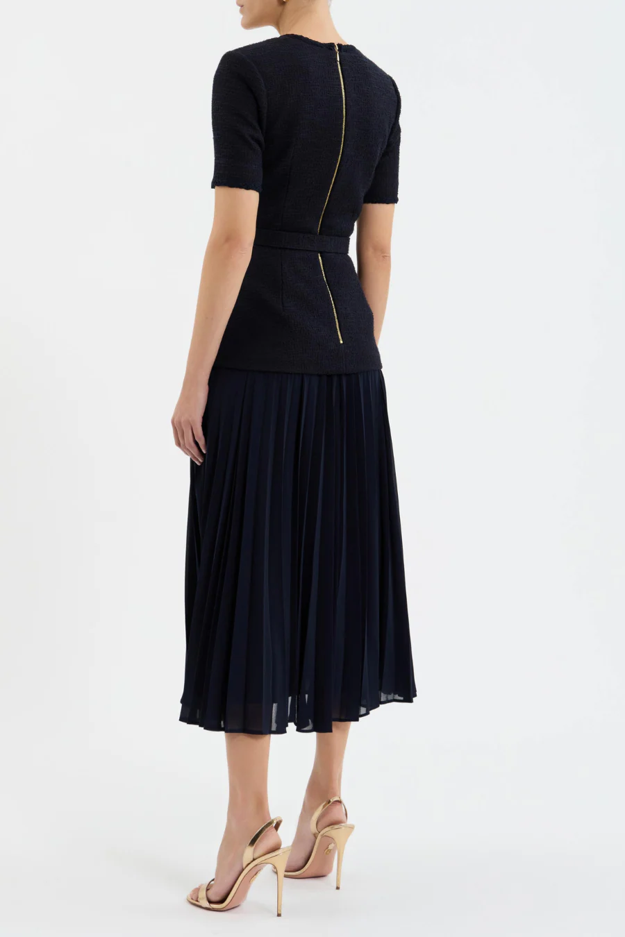 Jonie Midi Dress Navy - Image 2