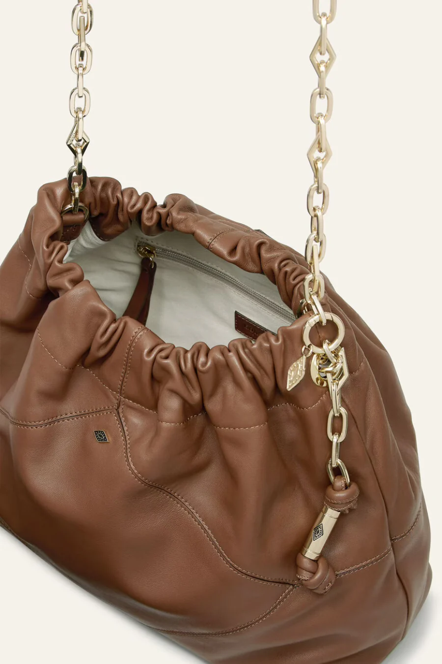 June Leather Bag Marron - Image 2