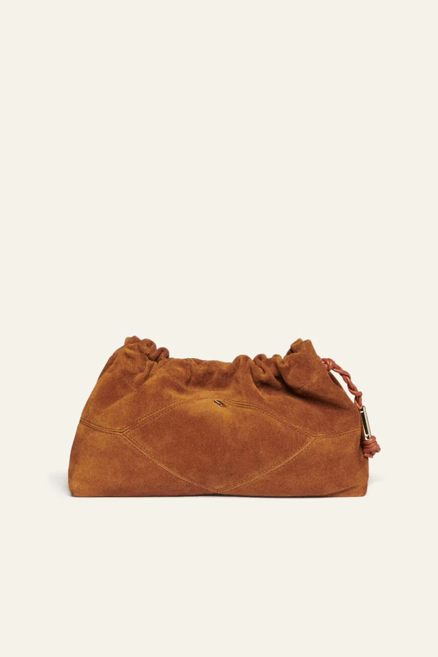 June Suede Bag Cognac - Image 3