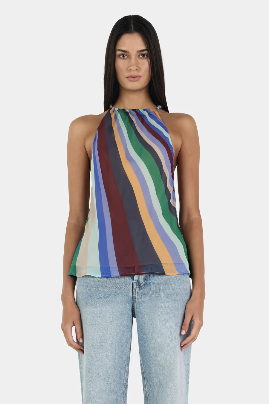 Juniper Silk Top Wave Length - Image 3