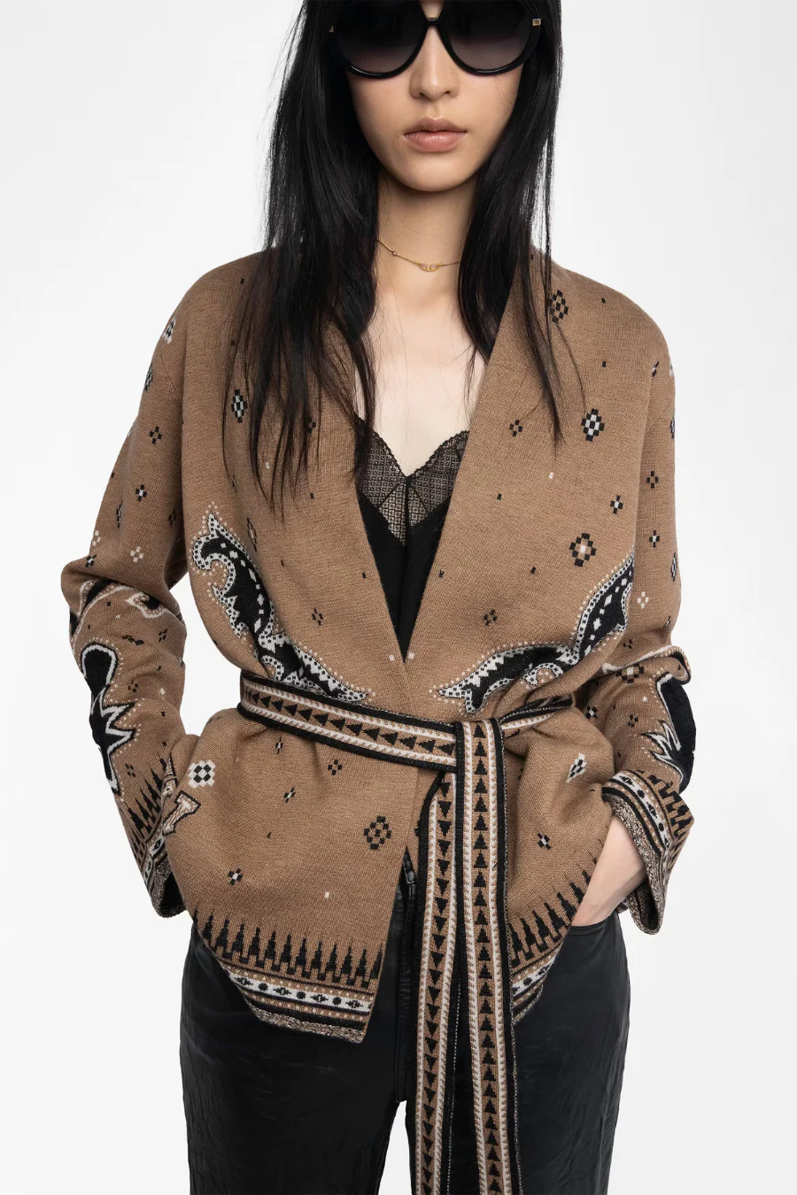 Kala Wool Cardigan Daim - Image 3
