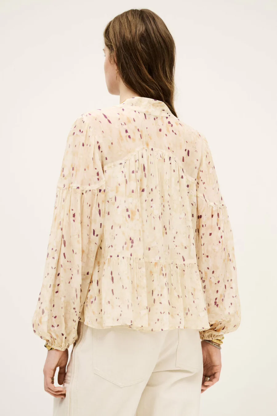 Kamala Blouse Beige - Image 2