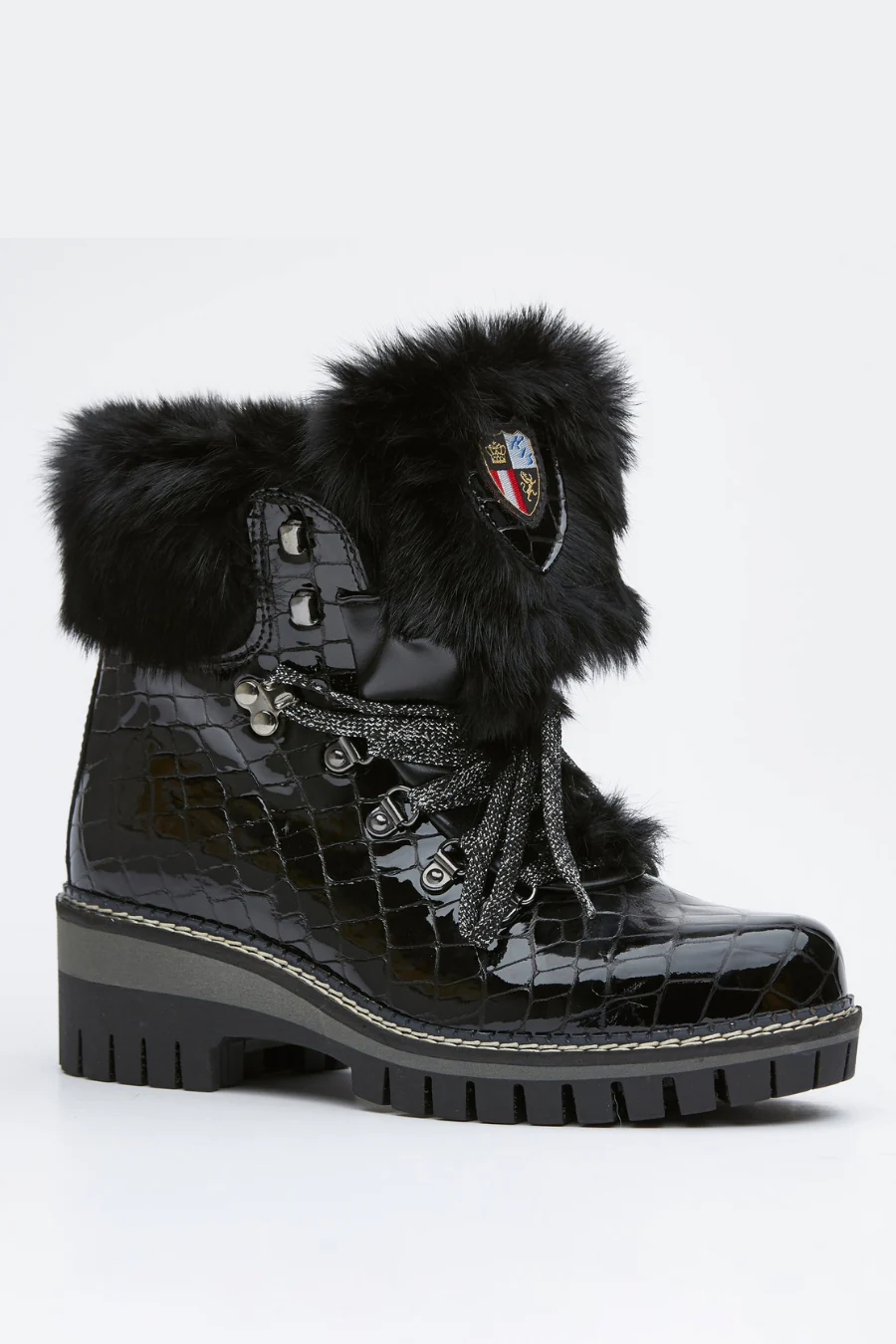 Karin Croco Boot Black - Image 3