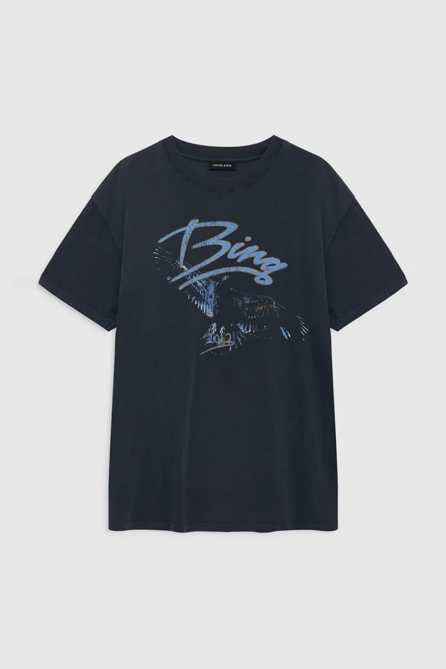 Kent Tee Eagle Washed Black - Image 4