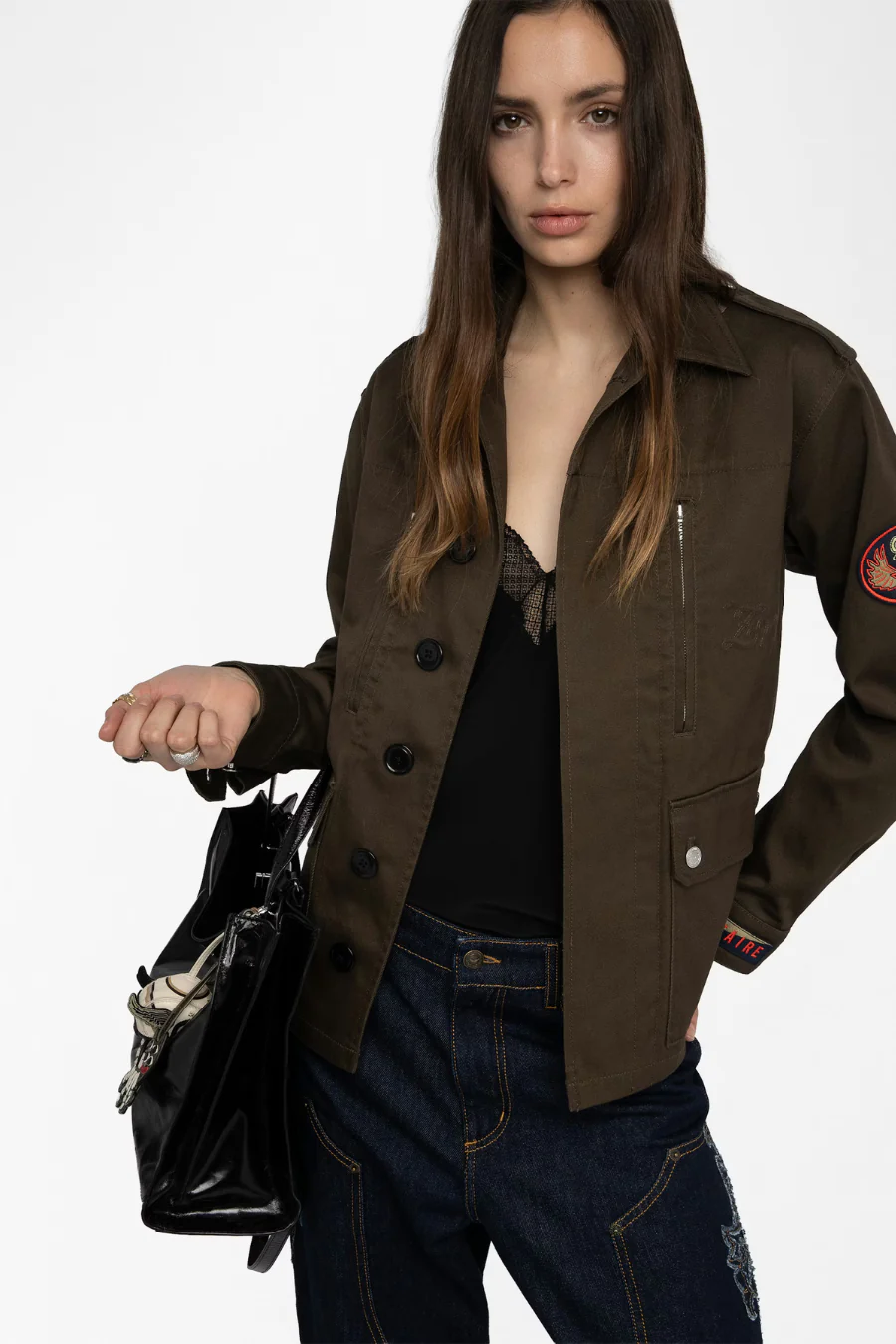 Kid Cotton Jacket Moss - Image 3