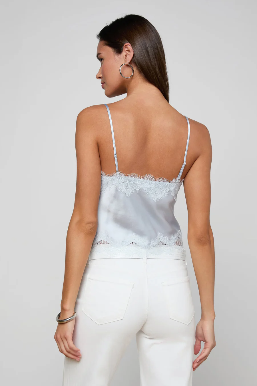 Kimber Lace Cami Pale Mist Blue - Image 2
