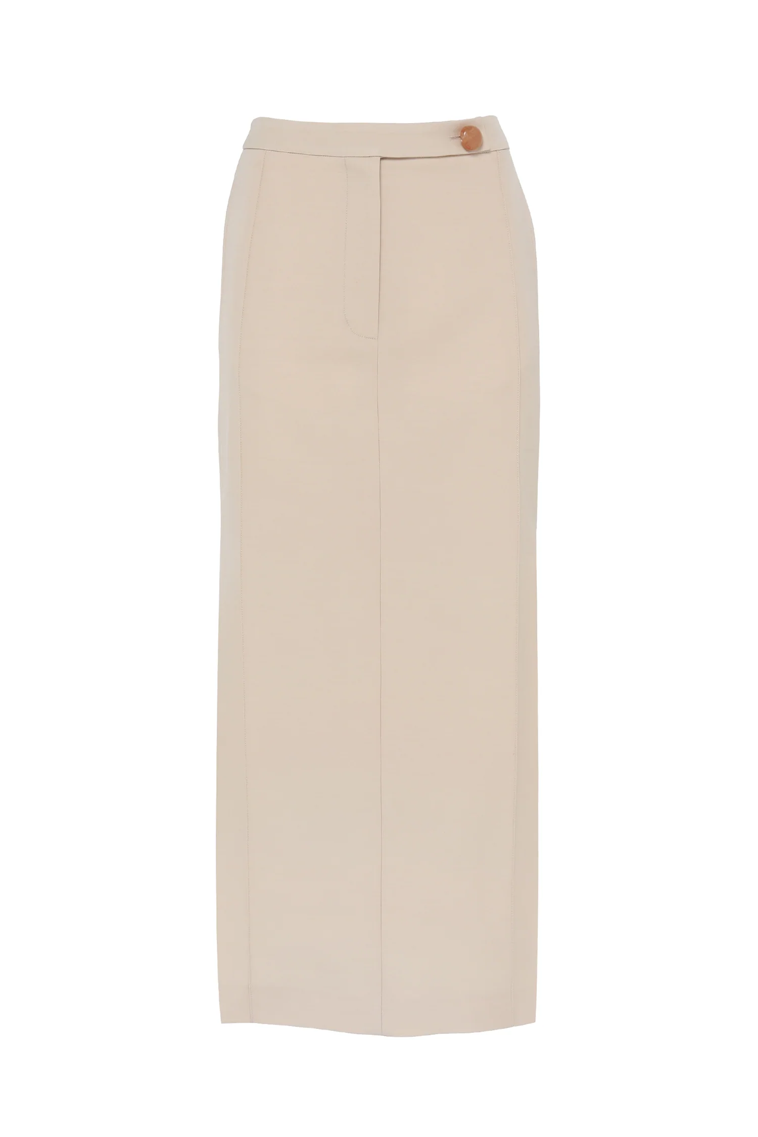 Kingston Pintuck Skirt Macadamia - Image 5