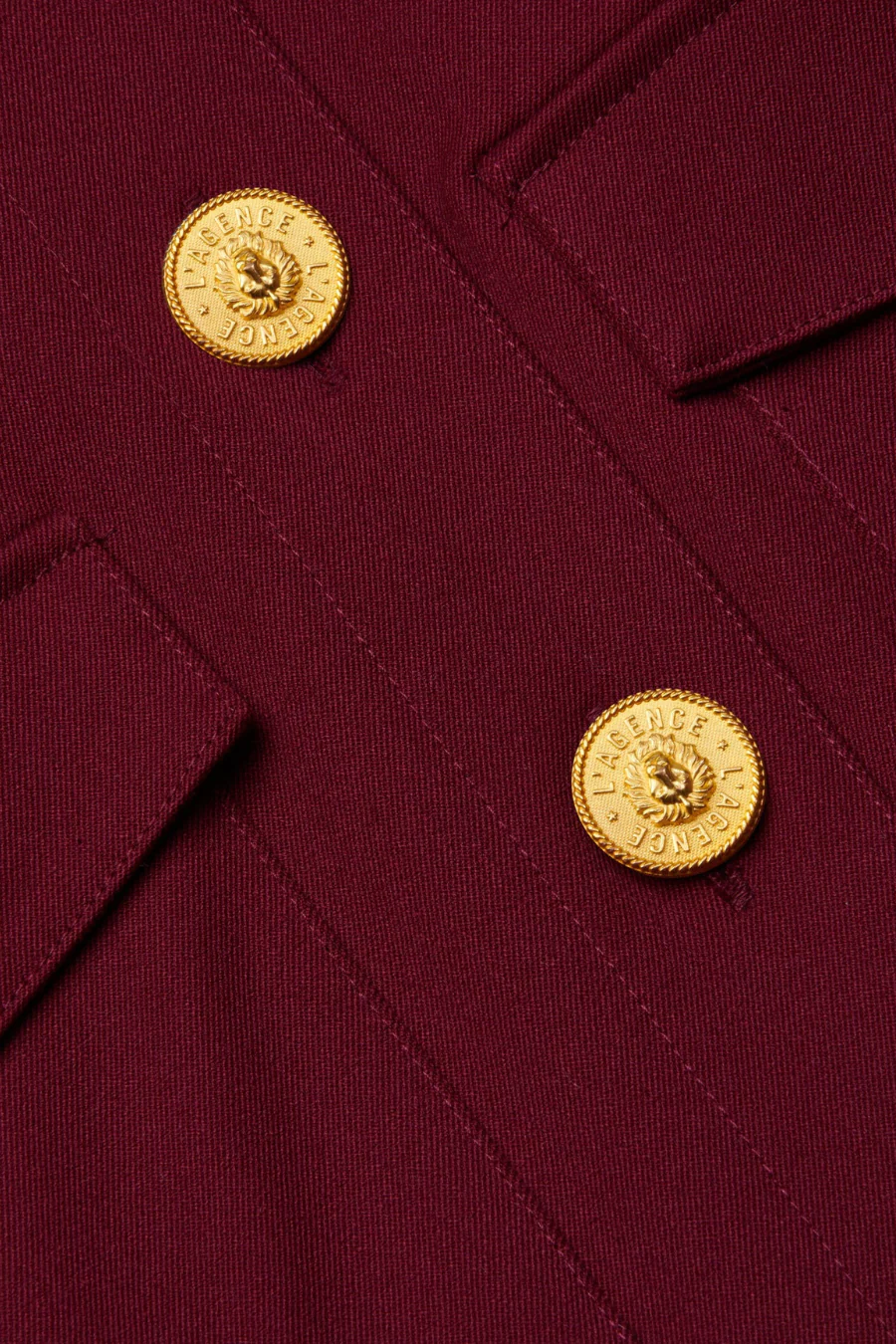 Kumi Cropped Jacket Black Cherry - Image 5
