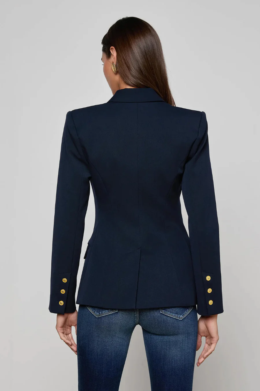 Kyomi Double Breasted Blazer Midnight - Image 2