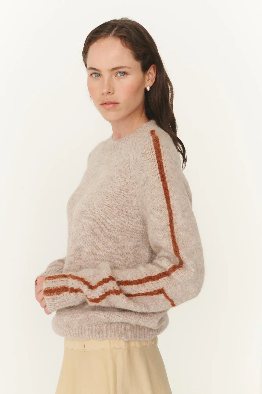 Lana Knit Jumper Fawn - Image 3