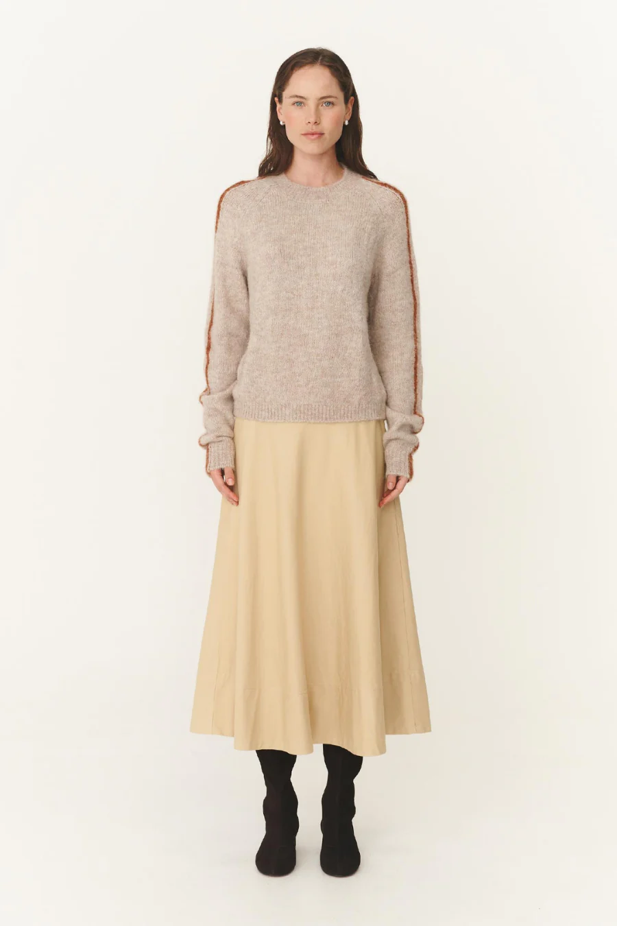 Lana Knit Jumper Fawn - Image 4