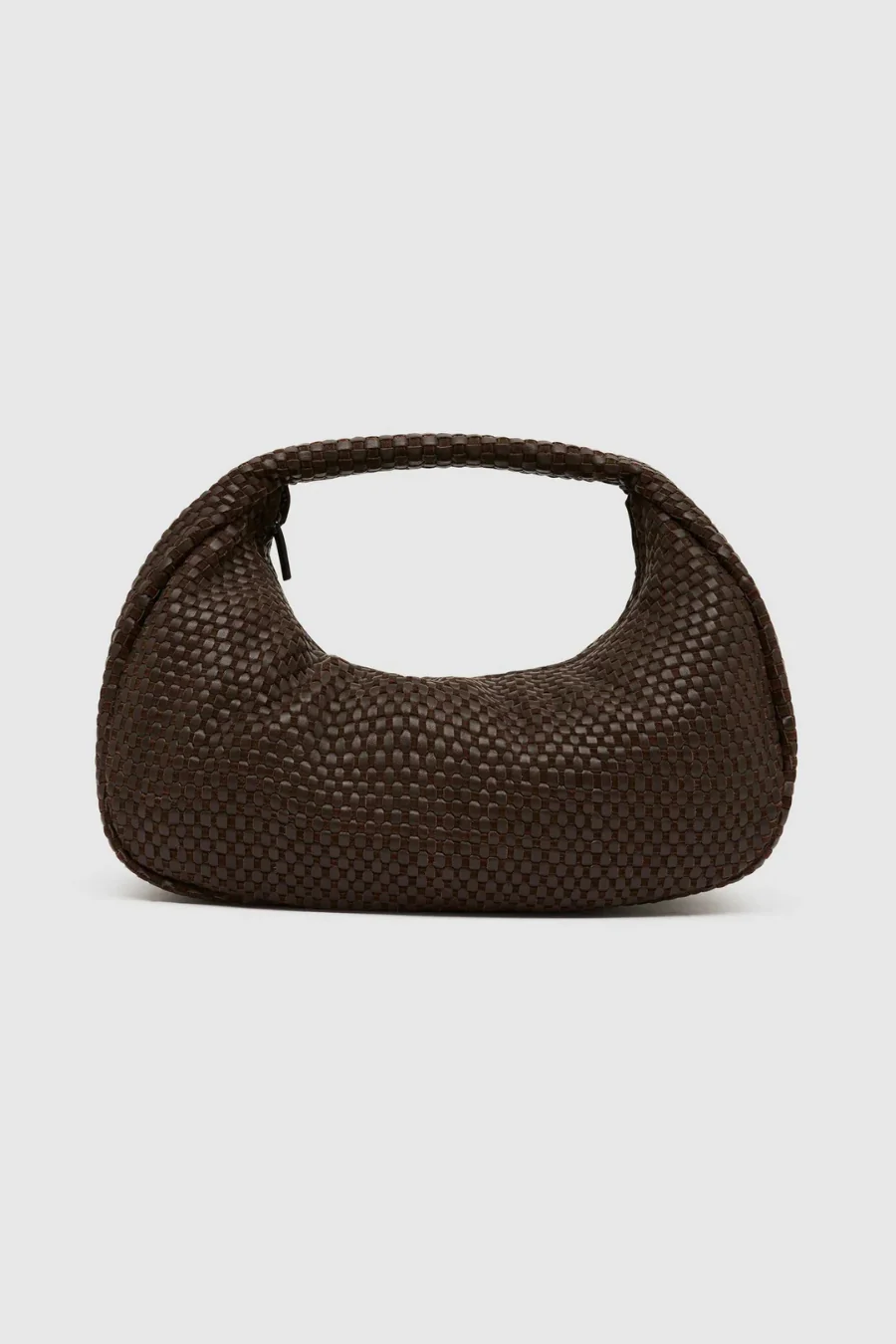 Lattice Weave Bon Bon Bag Coffee