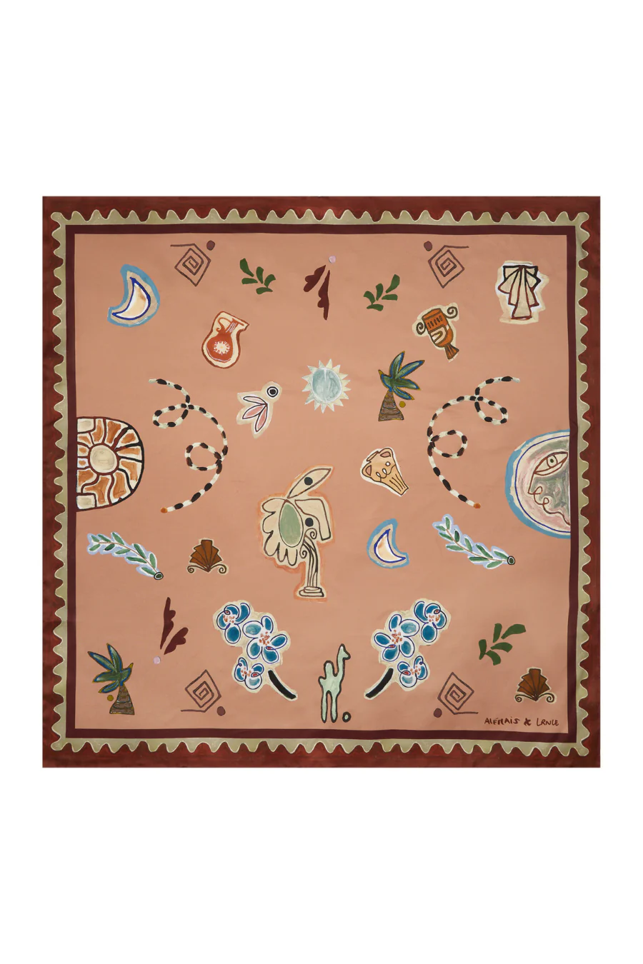 Laurence Silk Scarf Multi
