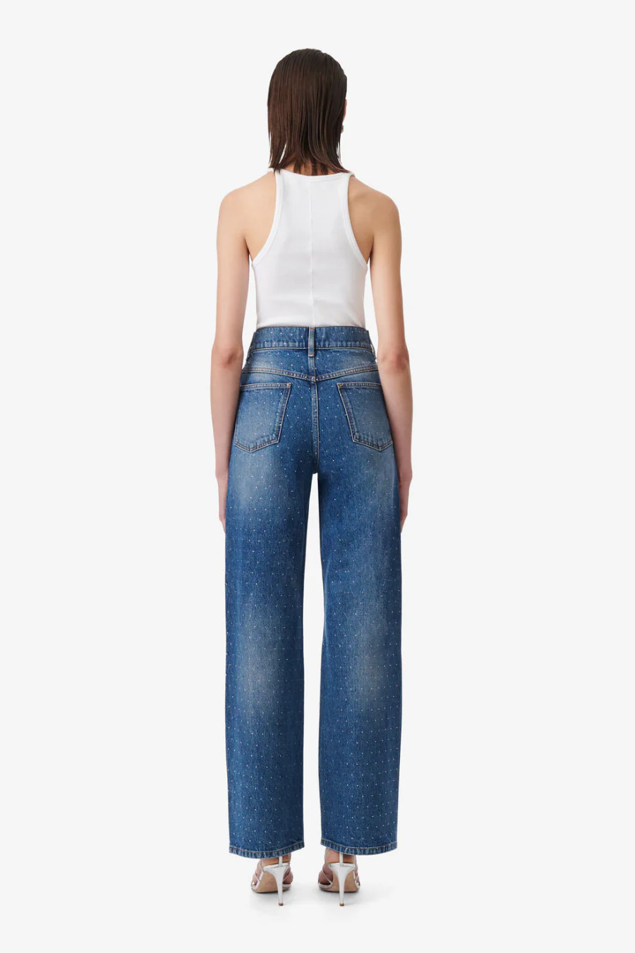 Laurie Strass Jeans Mid Blue - Image 2