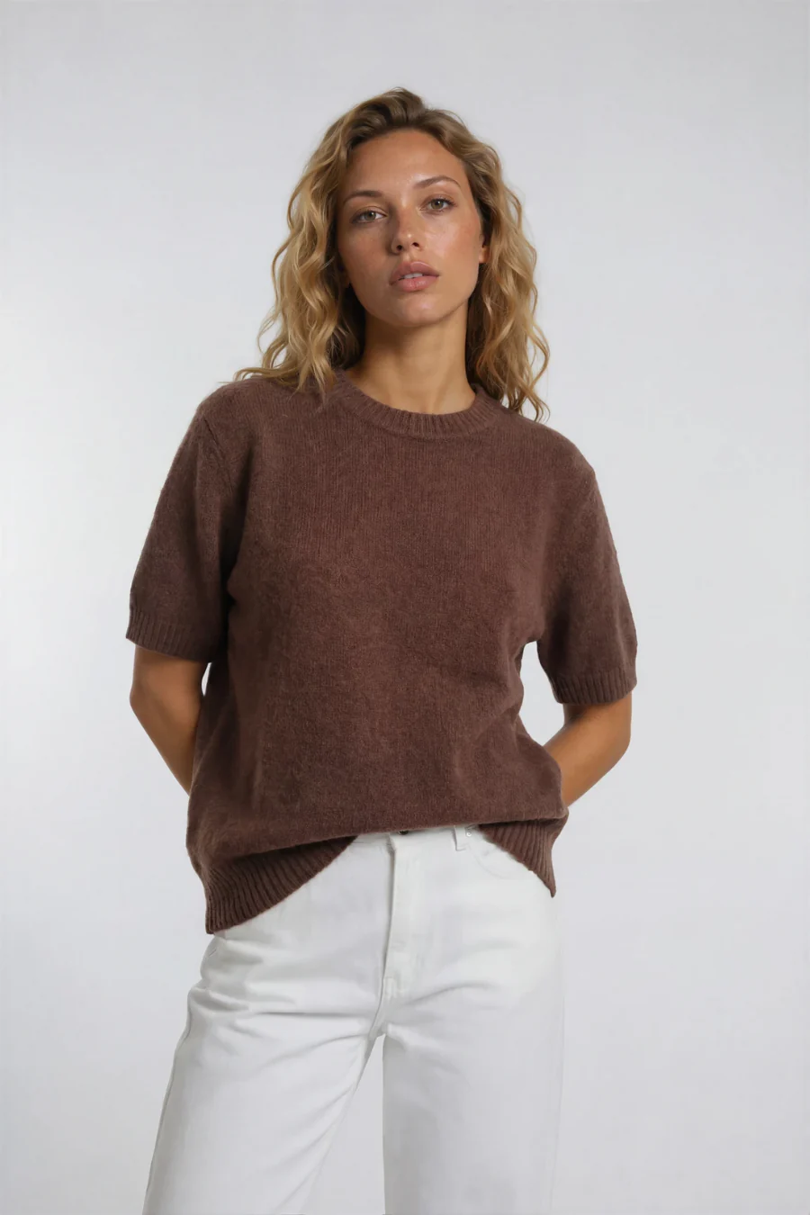 Lawson Short Sleeve Crew Chestnut Shell