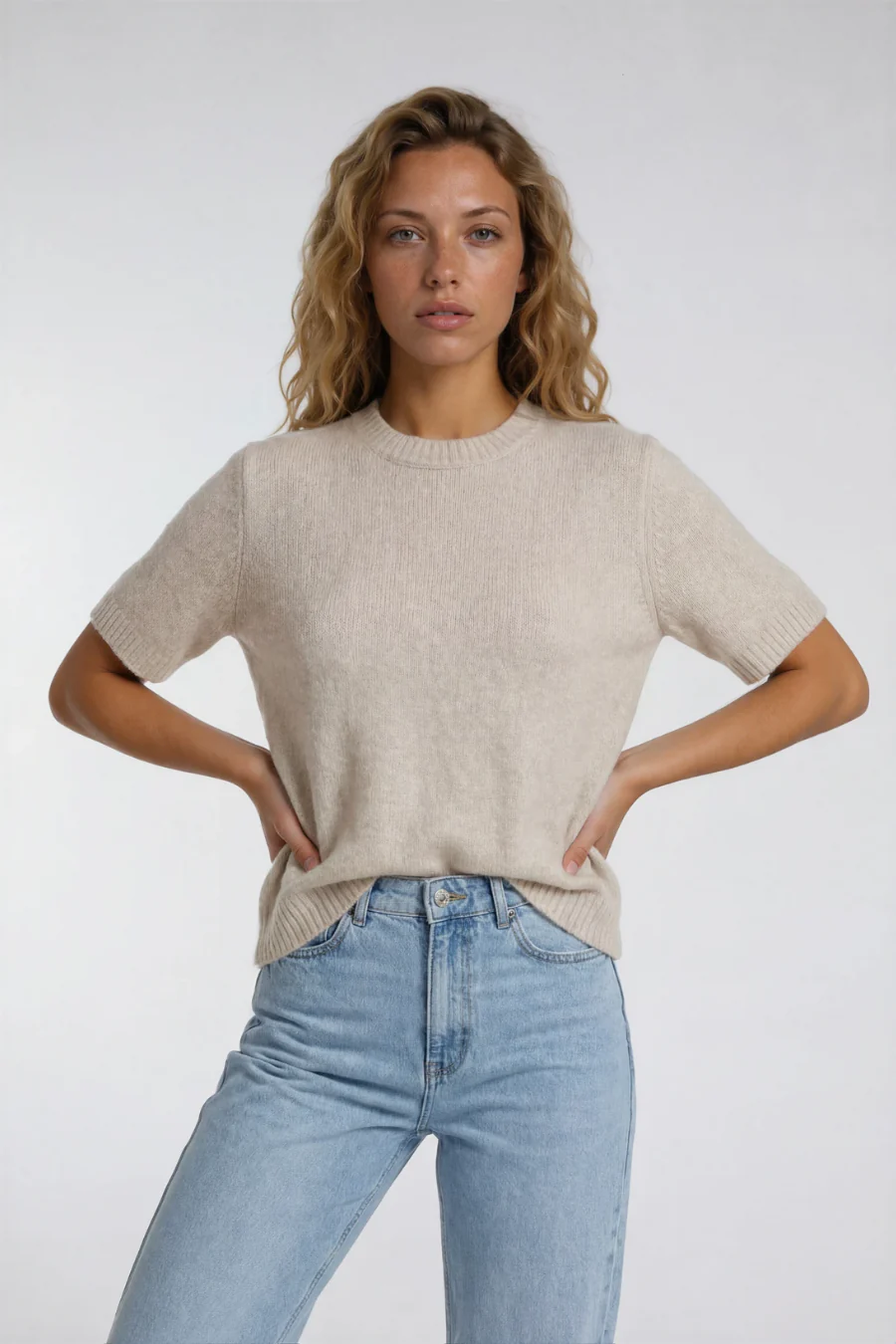 Lawson Short Sleeve Crew Light Grey