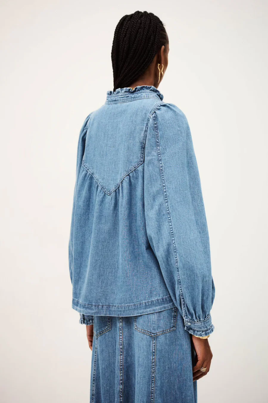 Lay Blouse Light Used Blue - Image 2