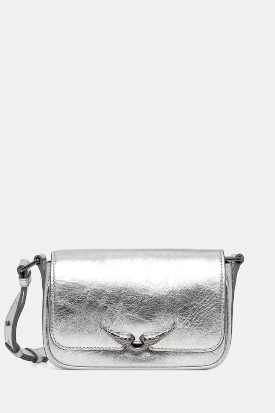 Le Zazi Vintage Metal Bag Silver
