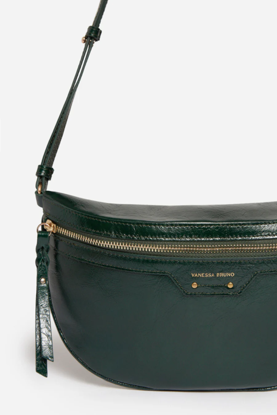 Leather Bum Bag Forest - Image 3