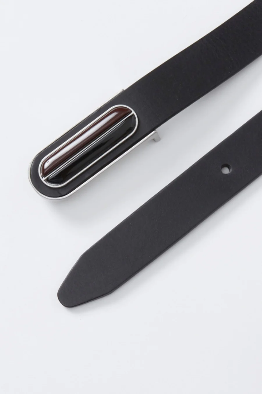 Lenox Italian Leather Belt Black - Image 2